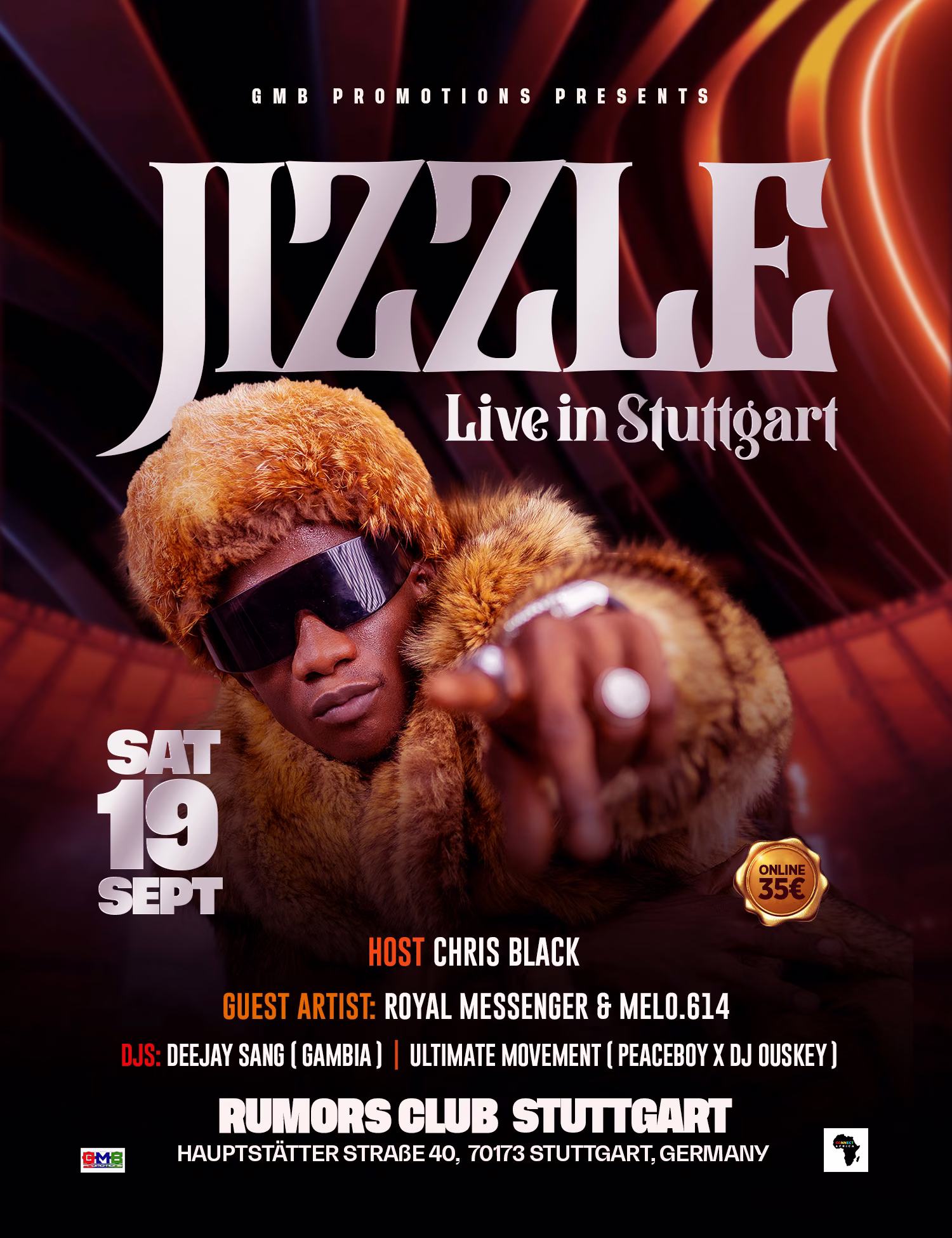 Jizzle Live in Stuttgart feat. Royal Messenjah - View 1